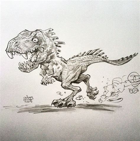 Kartun gambar dino dinosaurus tyrannosaurus monster dinosaur cartoon siluet kaligrafi apakah mencari transparan anda. dino by a-archer on DeviantArt | Creature design, Cartoon ...