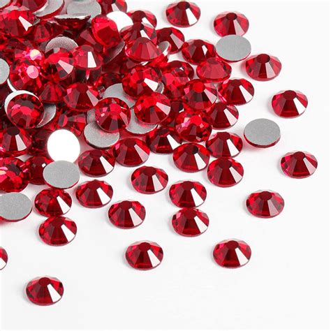 beadsland 2880pcs flat back crystal rhinestones round gems for nail art and craft