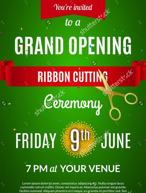 Grand Opening Flyer Template Business