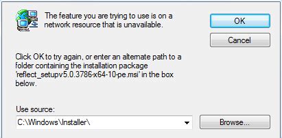 We however ask that when you do. The Feature Is on A Network Resource That Is Unavailable ...