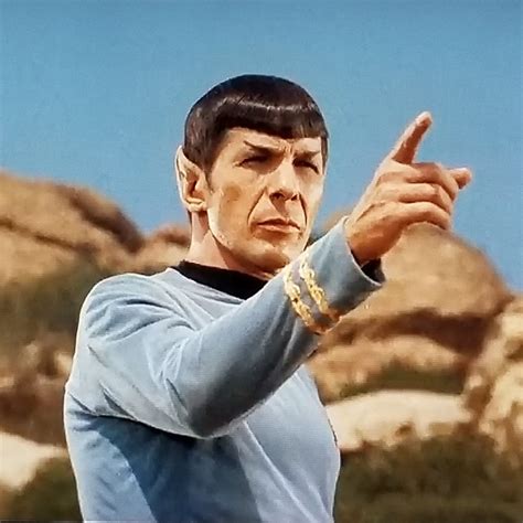 Leonard Nimoy Spock Star Trek Tos Raumschiff Enterprise Schiff