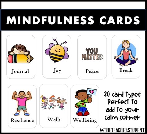 Mash Class Level Mindfulness Cards