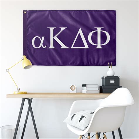 Alpha Kappa Delta Phi Sorority Letter Flag Design Your Own Soroirty