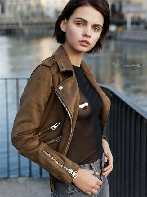 ariel lilit best model leather jacket model