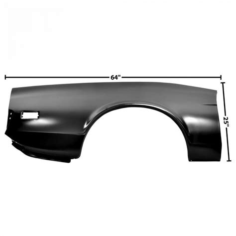 1971 1973 Ford Mustang Quarter Panel Pass Side Convt