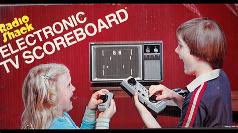 Gaming Night Pong Consoles Radio Shack Electronic Tv Scoreboard