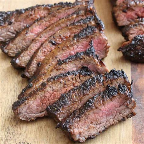 Season the steak heavily with salt and pepper on all sides. How to Cook The Best Flank Steak in a Cast Iron Skillet on ...