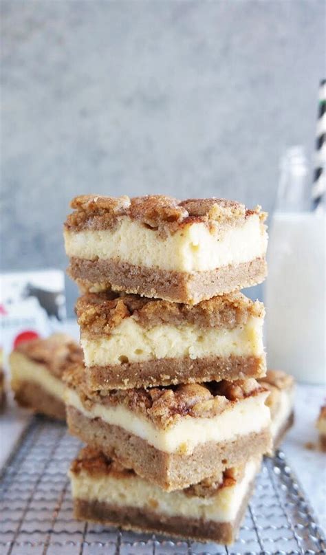 In a medium bowl, combine flour, cream of tartar, baking soda, salt, and cinnamon. Cheesecake Snickerdoodle Bars by windycitydinnerfairy ...