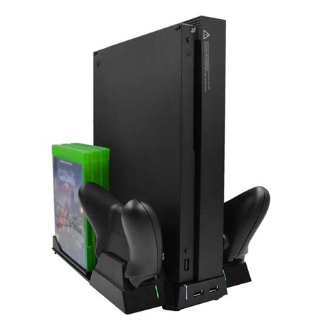Multi Functional Charging Vertical Stand For Xbox One X Game Console