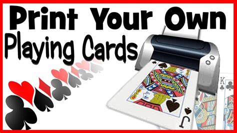 How To Make Your Own Custom Gaff Playing Cards Print Your Own Magic