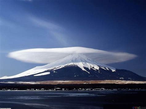 Mt Fuji Japan Cool Pictures Lenticular Clouds Mount Fuji