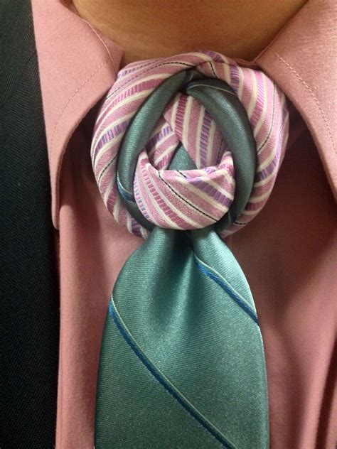 A Soft And Rounded Arrangement Of Spring Colors Cool Tie Knots Neck
