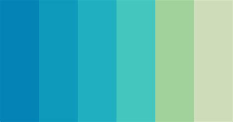 Blue Green Ocean Color Scheme Blue