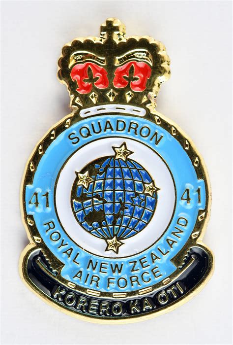 No 41 Squadron Pin Air Force Museum Of New Zealand