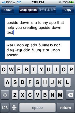 Check spelling or type a new query. Text Upside Down App for iPad - iPhone - Social Networking