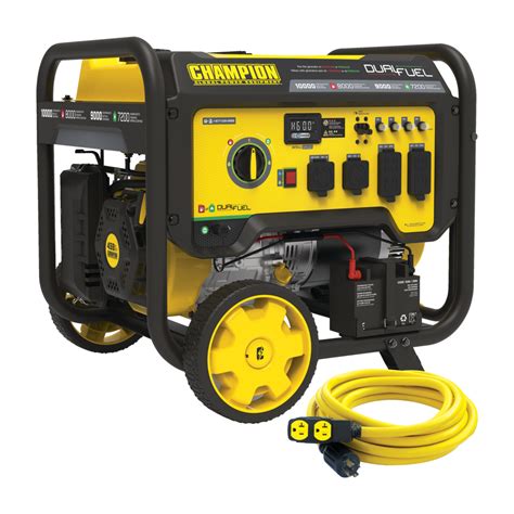 Champion 8000W 10 000W Dual Fuel Generator With CO Shield Canadian Tire