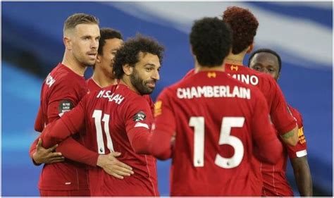 The statistics shown for each player include any goals they may have scored in the following competitions in the. Brighton 1-3 Liverpool: Salah double has Reds on course ...