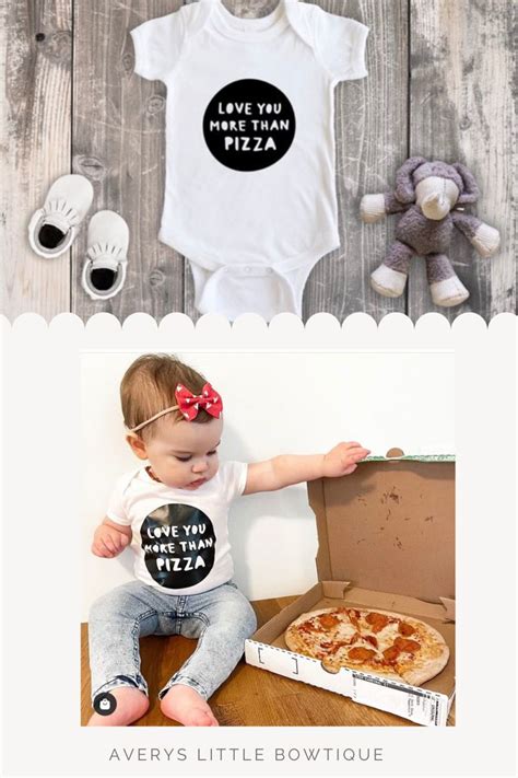 Pizza Onesie Love You More Than Pizza Onesie Pizza Onesie Etsy