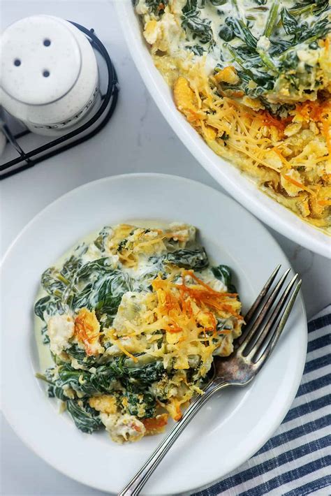 Favorite Creamed Spinach Casserole — Buns In My Oven