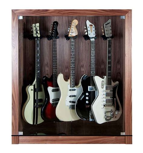 The Studio Guitar Display Case Cabinet For Up To Five Guitars Guitar