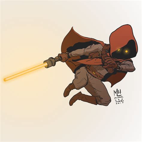 Oc Ivo The Jawa Jedi For Star Wars 5e Characterdrawing In 2021
