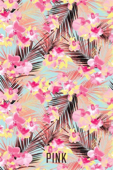 Iphone Wallpaper Floral Pink Victoria Secret Cool Summer