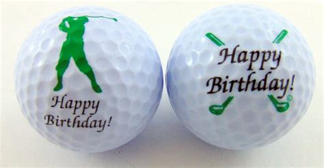 Happy Birthday Golf Ball Set With Two Different Balls In A Etsy
