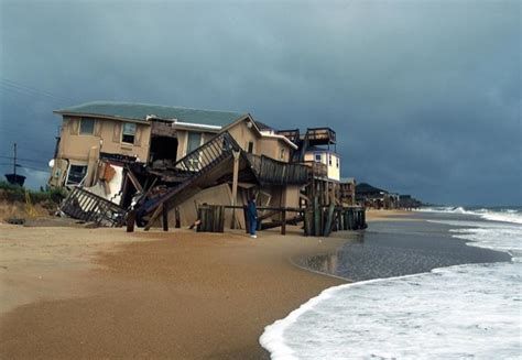A Home Damaged By Hurricane Dennis 2005