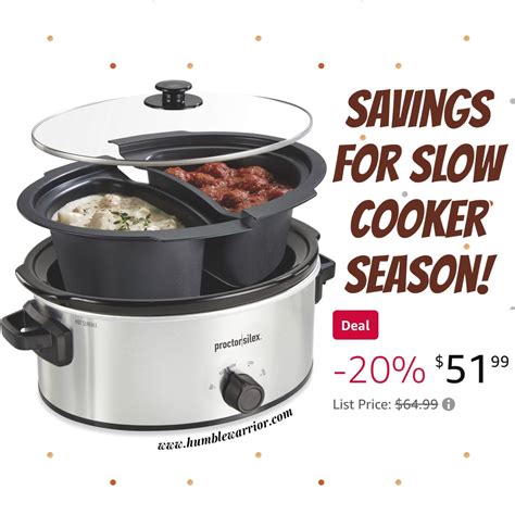 Proctor Silex 3 In 1 Slow Cooker Set Home Of The Humble Warrior