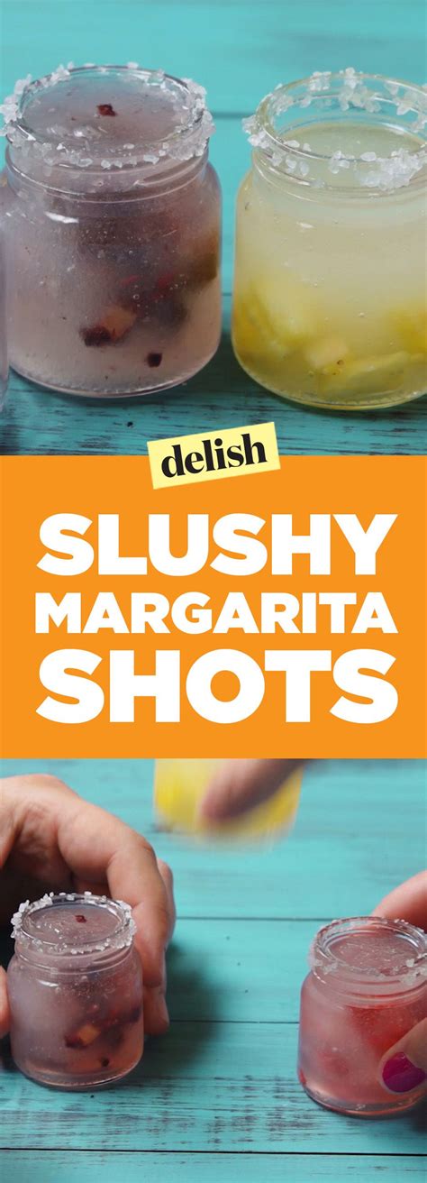 Margarita Slushy Shots Recipe Slushies Yummy Drinks Margarita