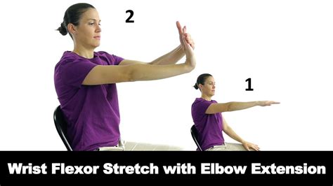 Wrist Flexor Stretches With Elbow Extension Ask Doctor Jo Youtube