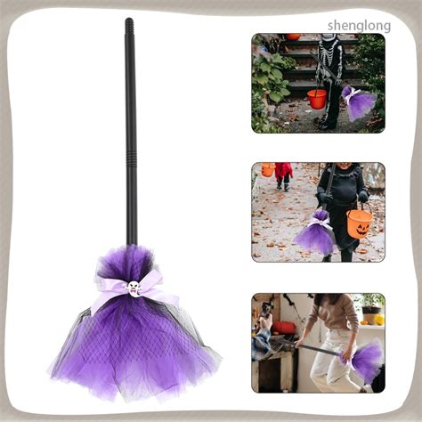 Plastic Witch Broom Witch Cosplay Broom Wizard Flying Broom Stick