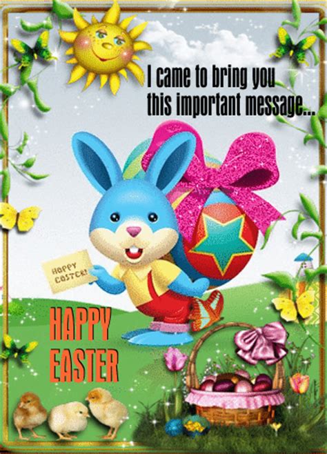 A Happy Easter Ecard Free Formal Greetings Ecards Greeting Cards