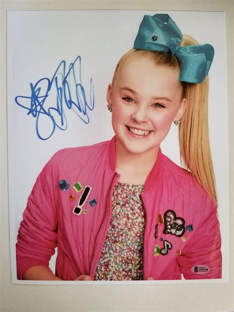 Jojo Siwa Signed 8x10 Photo Rp Etsy