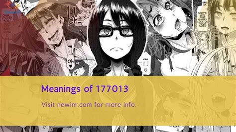 Meanings Of 177013 What Is The 177013 Manga Newinr