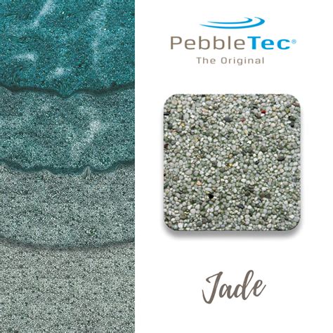 An Advertisement For Pebbles Teal With The Words Jade On It