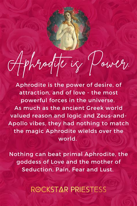 Aphrodite Is Powerful As Hell And You Cant Convince Me Otherwise