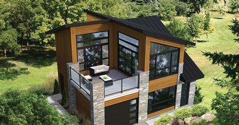 Plan 80878pm Dramatic Contemporary With Second Floor Deck Decking