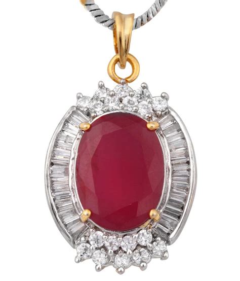 Alysa Shine Red Pendant Set Buy Alysa Shine Red Pendant Set Online In India On Snapdeal
