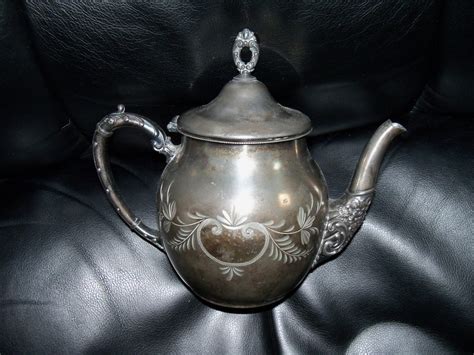 Antique Richfield Plate Co Quadruple Tea Pot Wlid 2177 Etsy