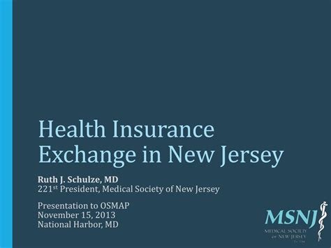 Ppt Health Insurance Exchange In New Jersey Powerpoint Presentation
