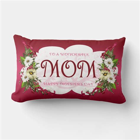 Mom Mothers Day Pillow Keepsake For Mothers Day Zazzle