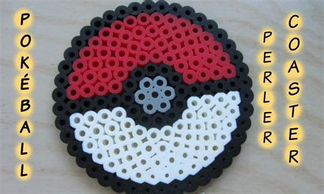 Pokémon Pokéball Perler Bead Coaster Youtube