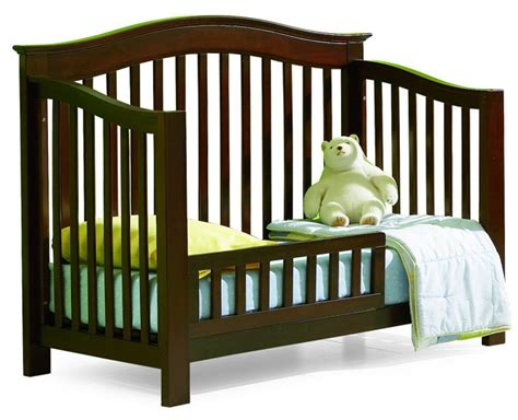 Baby Crib In Espresso Finish Best Kids Furniture Loft Beds Bunk