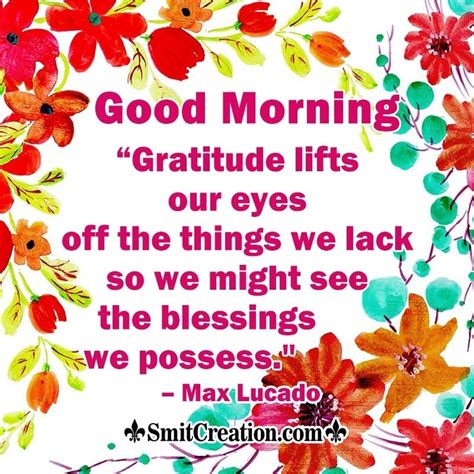 Good Morning Gratitude Quote