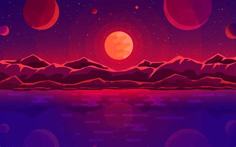 Sunset Planets Hd Wallpapers Hd Wallpapers Id 21870