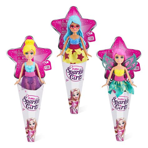 Zuru Sparkle Girlz Mini Ice Cream Cone Thimble Toys