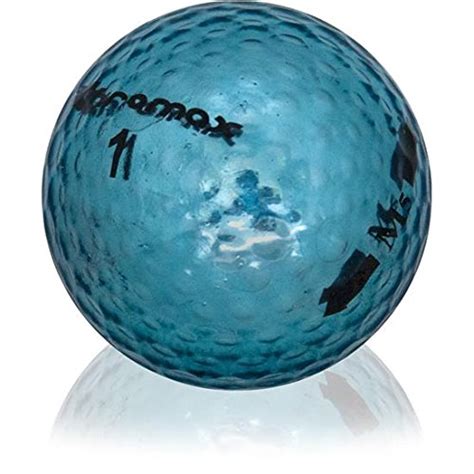 Chromax Metallic Blue Alignxl Personalized M5 Golf Balls 6 Pack