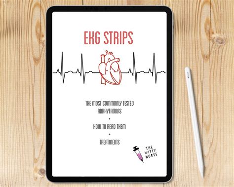 Ekg Study Guide Ekg Interpretation Ecg Rhythms Nursing Notes Etsy