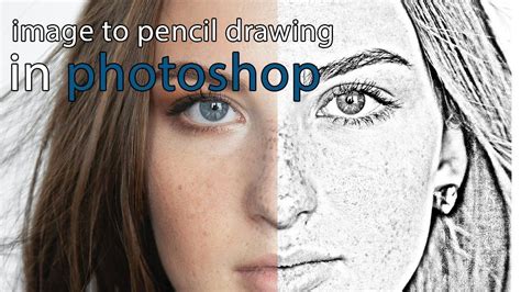 Photoshop Tutorial How To Convert You Image Into A Pencil Sketch In